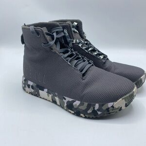 NOBULL Gray Camo High-Top Sneakers